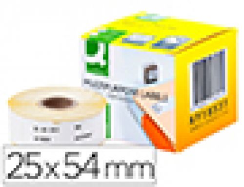 Etiqueta adesiva removivel q-connect kf18531 compativel dymo 11352 formato 54x25 mm caixa com 500 etiquetas , Q-connect , 63375 , 5705831185319